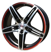 Alcasta M04 5,5x14 4x100 ET 49 Dia 60,1 (Черный)